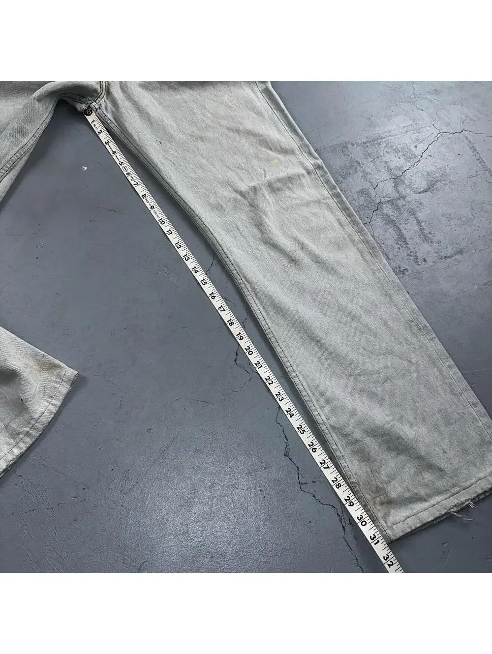 Levis 501 Vintage 90s Y2K XX Straight Leg Jeans Blue Light Wash 34x36 Act 33x31